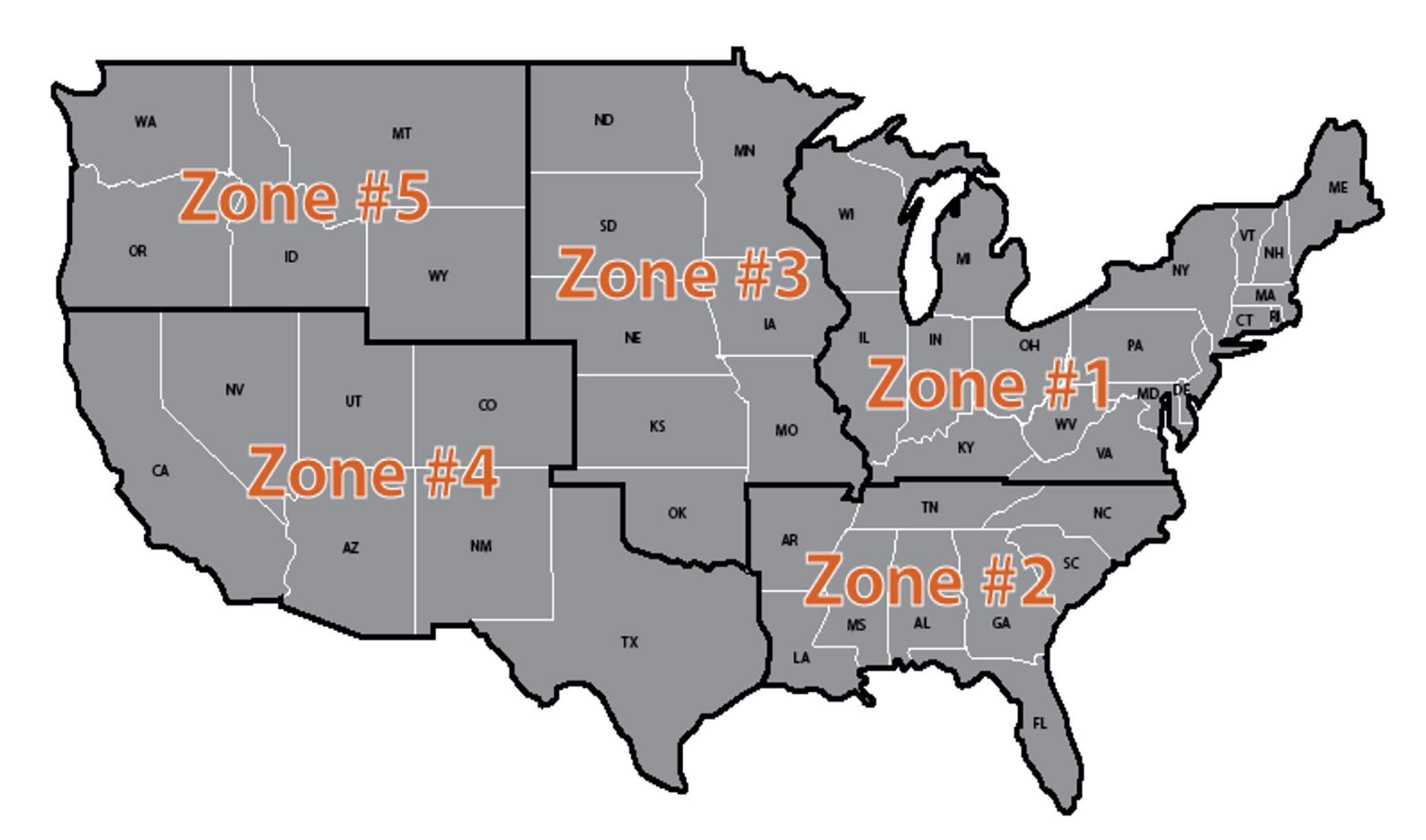 Freight Zone Map